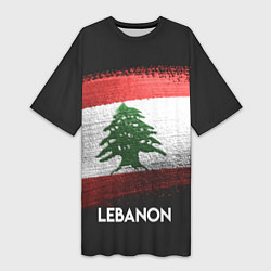 Женская длинная футболка Lebanon Style
