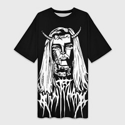 Женская длинная футболка Ghostemane: Devil