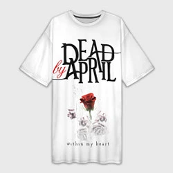 Женская длинная футболка Dead by April