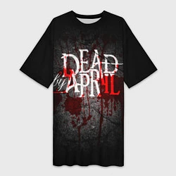 Женская длинная футболка Dead by April
