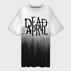 Женская длинная футболка Dead by April