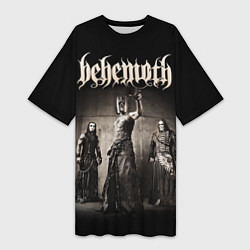 Женская длинная футболка Behemoth Metal