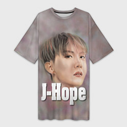 Женская длинная футболка BTS J-Hope