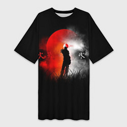 Женская длинная футболка Лед и огонь Ice and Fire