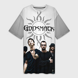 Женская длинная футболка Godsmack