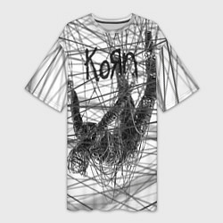 Женская длинная футболка Korn: The Nothing