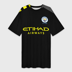 Женская длинная футболка Manchester City away 19-20