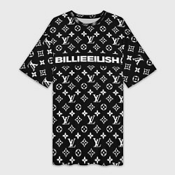 Футболка женская длинная BILLIE EILISH x LOUIS VUITTON, цвет: 3D-принт