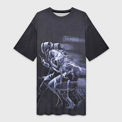 Женская длинная футболка Fencer