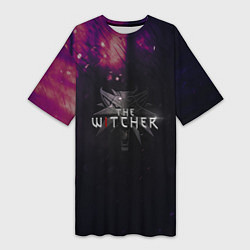 Женская длинная футболка Ведьмак Witcher