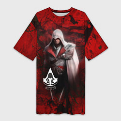 Женская длинная футболка Assasin's creed