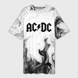 Женская длинная футболка ACDC