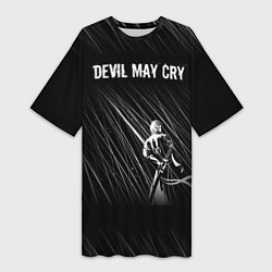 Футболка женская длинная Devil May Cry, цвет: 3D-принт