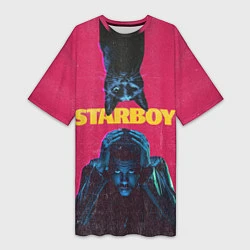 Женская длинная футболка STARBOY