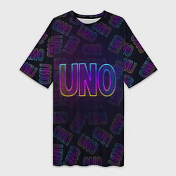 Женская длинная футболка Little Big: UNO