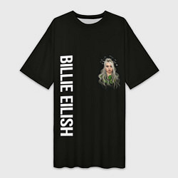 Женская длинная футболка BILLIE EILISH