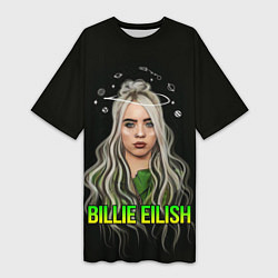 Женская длинная футболка BILLIE EILISH