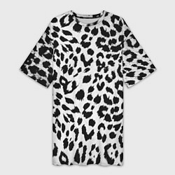 Женская длинная футболка ЯГУАР ТЕКСТУРА