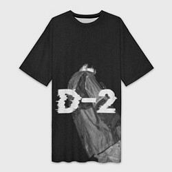 Женская длинная футболка Agust D D-2 by BTS