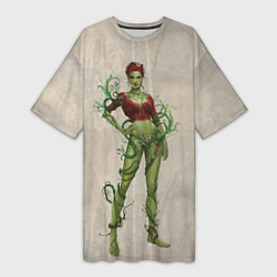 Футболка женская длинная Poison Ivy, цвет: 3D-принт