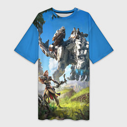 Женская длинная футболка HORIZON ZERO DAWN