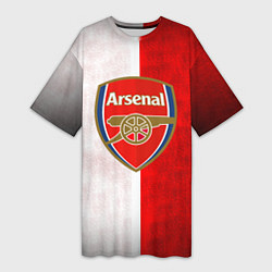 Женская длинная футболка FC Arsenal 3D