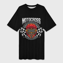 Женская длинная футболка Motocross Champion Z