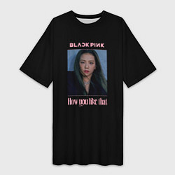 Женская длинная футболка BLACKPINK - Jisoo