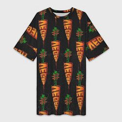 Женская длинная футболка Vegan