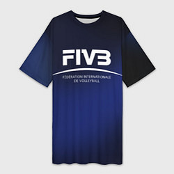 Женская длинная футболка FIVB Volleyball