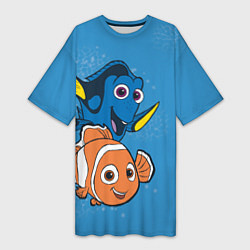 Женская длинная футболка Nemo