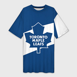 Женская длинная футболка Торонто Мейпл Лифс