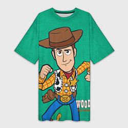 Женская длинная футболка Woody