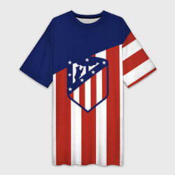 Женская длинная футболка Atletico Madrid