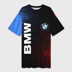 Женская длинная футболка BMW ТЕКСТУРА