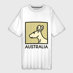 Женская длинная футболка Australia