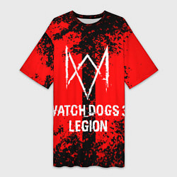 Женская длинная футболка Watch Dogs: Legion