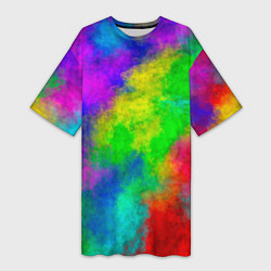 Женская длинная футболка Multicolored