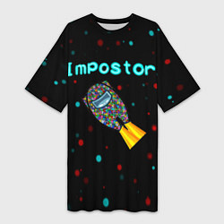 Женская длинная футболка Impostor