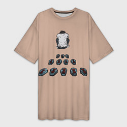 Женская длинная футболка Тетрадь смерти