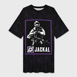 Женская длинная футболка Jackal