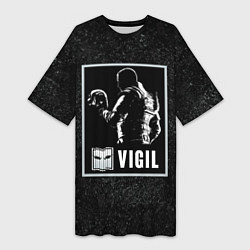 Женская длинная футболка Vigil