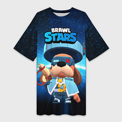 Женская длинная футболка Генерал Гавс brawl stars
