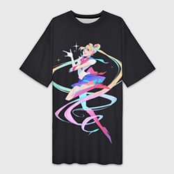 Женская длинная футболка Sailor Moon Сейлор Мун