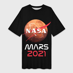 Женская длинная футболка NASA Perseverance