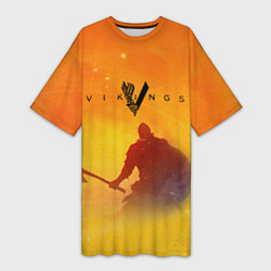Женская длинная футболка Викинги Vikings Z