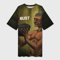 Женская длинная футболка Rust