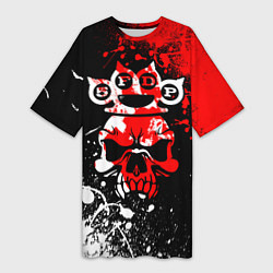 Женская длинная футболка Five Finger Death Punch 8