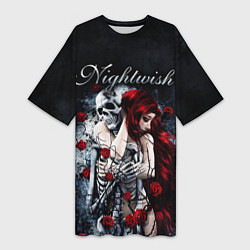 Женская длинная футболка NIGHTWISH