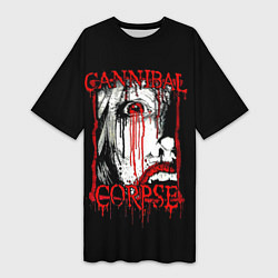 Женская длинная футболка Cannibal Corpse 2